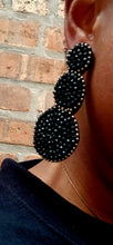 Load image into Gallery viewer, Handmade bead and Felt  Clip On Earrings
