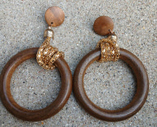 Load image into Gallery viewer, Handmade chunky Hoop Clip On Earrings
