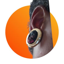 Load image into Gallery viewer, Handmade Handmade Cameo Clip On Earrings
