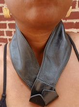 Load image into Gallery viewer, Avant garde leather belt necklace vintage
