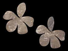 Load image into Gallery viewer, Handmade Abstract Large Flower Clip On Earrings
