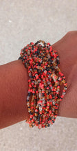 Load image into Gallery viewer, Vintage handmade Abstract multi strand bead bracelet
