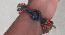Load image into Gallery viewer, Vintage handmade Abstract multi strand bead bracelet
