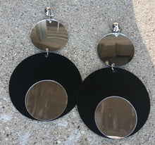 Load image into Gallery viewer, Giant handmade originals Acrylic Pop Art Earrings Clip on Style
