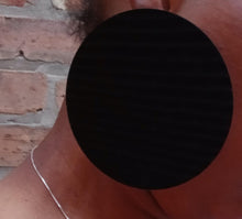 Load image into Gallery viewer, Handmade Minimalist Large Black acrylic Disc Earrings Clip on giant 4 inch
