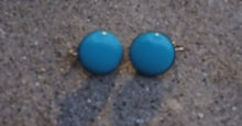Load image into Gallery viewer, Vintage turquoise Stud Clip On Earrings
