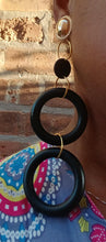 Load image into Gallery viewer, Handmade chunky Wooden multi Hoop Clip On Earrings
