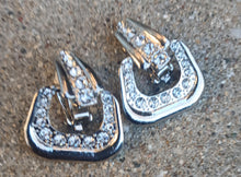 Load image into Gallery viewer, Classic Silver small doorknocker Clip On Earrings
