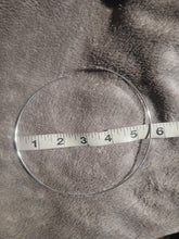 Load image into Gallery viewer, Giant Silver Metal  Hoop Earrings 6 inch
