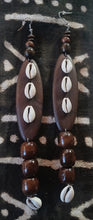 Load image into Gallery viewer, Extra Large Handmade Cowrie Shell  Earrings

