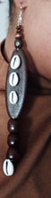 Load image into Gallery viewer, Extra Large Handmade Cowrie Shell  Earrings
