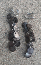 Load image into Gallery viewer, Handcarved Abalone Shell Clip On Earrings Beach Boho Style
