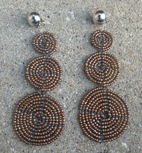 Load image into Gallery viewer, Handmade Maasai Bead African dangle clip on Earrings
