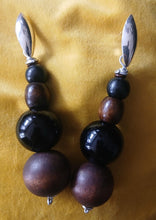 Load image into Gallery viewer, Handmade jumbo ball bead Earrings pierced ears handmade
