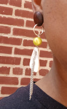 Load image into Gallery viewer, Handmade shell boho Tassel  Clip On Dangle Earrings
