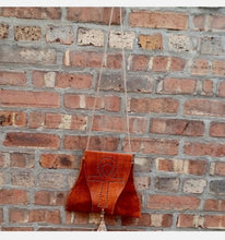 Load image into Gallery viewer, Mens Vintage Handmade African Adinkra symbol Leather  Pouch
