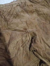 Load image into Gallery viewer, Men's Vintage 1990s Patchwork  Genuine leather Suede Brown Casual Pants L-xl

