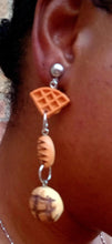 Load image into Gallery viewer, Acrylic Pop Art Pastry themed Earrings Clip on Style
