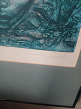 Load image into Gallery viewer, Rare Alejandro romero lithograph 21/100 print original signed
