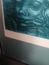 Load image into Gallery viewer, Rare Alejandro romero lithograph 21/100 print original signed
