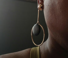 Load image into Gallery viewer, Handmade Minimalist Boho Clip On Hoop Earrings
