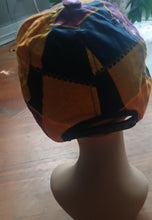 Load image into Gallery viewer, Vintage Kente Cotton Baseball hat snapback closure
