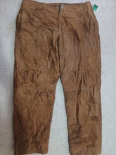 Load image into Gallery viewer, Men's Vintage 1990s Patchwork  Genuine leather Suede Brown Casual Pants L-xl
