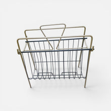 Load image into Gallery viewer, Mid century modern Atomic Magazine Rack 1960s era
