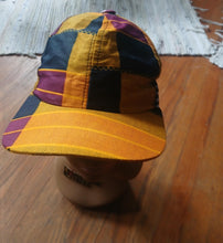 Load image into Gallery viewer, Vintage Kente Cotton Baseball hat snapback closure
