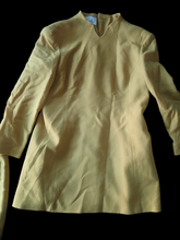 Load image into Gallery viewer, Vintage 1960s Travilla Mink and wool crepe suit Vintage size 16

