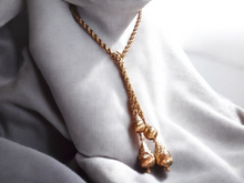 Load image into Gallery viewer, vintage 1960s Monet lariat bolero necklace
