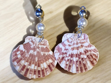 Load image into Gallery viewer, Handmade Shell Clip On Earrings
