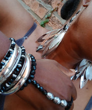 Load image into Gallery viewer, Set of 8 glam boho bangles

