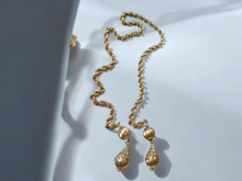 Load image into Gallery viewer, vintage 1960s Monet lariat bolero necklace
