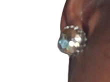 Load image into Gallery viewer, Vintage Modernist Dome Clip On ball Earrings 1960s

