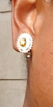 Load image into Gallery viewer, Crystal Stud Clip On Earrings
