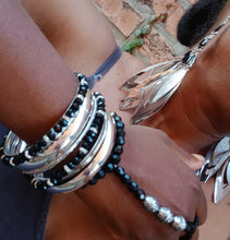 Load image into Gallery viewer, Set of 8 glam boho bangles
