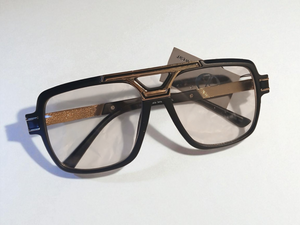 Vintage Style Mock Cazal Clear Lense Glasses