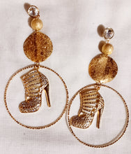 Load image into Gallery viewer, Rhinestone  &quot;Heels&quot; Earrings
